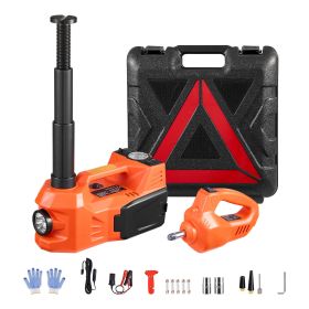 VEVOR 5-Ton Electric Car Jack Kit with Tire Inflator & Impact Wrench