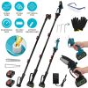 4-in-1 Cordless Pole Saw & Electric Pruning Shears Kit with 2 Batteries