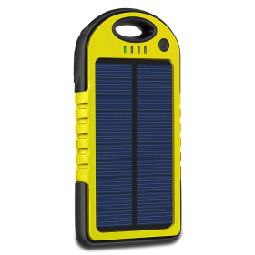10,000mAh Solar Power Bank with Emergency Flashlight