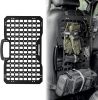 Portable Rigid MOLLE Panel, Tactical Car Back Seat Organizer with Handle, Heavy Duty Car Storage Organizer for Modular Storage