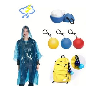 Disposable Emergency Rain Poncho with Hood
