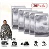 20-Pack Emergency Mylar Thermal Survival Blankets