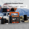FlashFish P66A 144.3Wh 200W Portable Power Station with 60W Solar Panel – 400W Peak