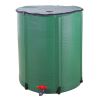 50-Gallon Collapsible Rain Barrel with Mesh Cover & Spigot