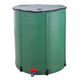 50-Gallon Collapsible Rain Barrel with Mesh Cover & Spigot