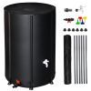 100-Gallon Collapsible Rain Barrel with Mesh Cover & Drainage Faucet