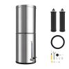Gravity-fed Water Filter System, 3.25G 304 Stainless-Steel Countertop Water Filtration System, Reduces Lead and up to 99% of Chlorine