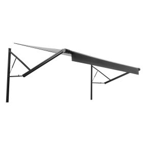 15-Ft Motorized Retractable RV Awning Kit with Aluminum Frame