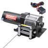 3000 lbs Electric Winch, 12V DC ATV/UTV Winch with Φ3/16 in x 39.4 ft Steel Wire Rope & Wired Remote Control, IP55 Waterproof