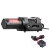 3500 lbs Electric Winch, 12V DC ATV/UTV Winch with Φ0.21 in x 32.8 ft Synthetic Rope & Wired Remote Control, IP55 Waterproof