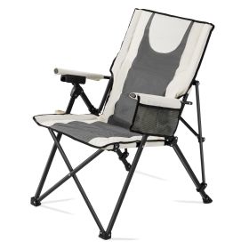 VEVOR Folding Camping Chair, 3 Reclining Positions, Outdoor High Back Camping Chair, 260lbs Weight Capacity