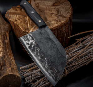 Handmade High-Carbon Stainless Steel Meat Cleaver – Heavy-Duty Chopping Knife