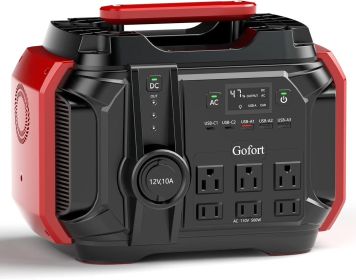 GOFORT 540Wh 500W Portable Power Station – 1000W Peak