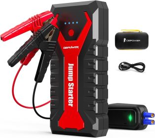 DBPOWER 3000A Portable Car Jump Starter with 80.66Wh Battery & LED Light