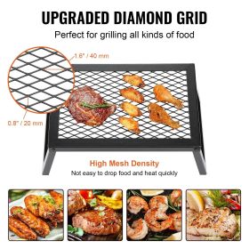 VEVOR 18" Folding Campfire Grill with Carry Bag