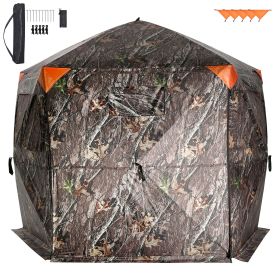 VEVOR 6–7 Person Pop-Up Hunting Blind with 288° View & Carry Bag