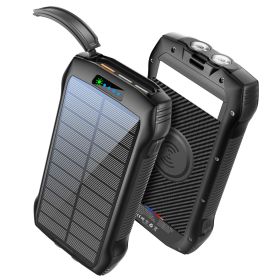 33,500mAh Solar Power Bank with Waterproof Flashlight