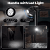 Adjustable Folding Hiking & Trekking Pole with LED Light and Alarm