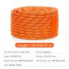 Dual Twisted Polyester Cord, 1/2 inch by 120 feet, 48-Strand, 8000 LBS Tensile Strength, Multi-Use Outdoor Rope for Arborist Activities, Hiking
