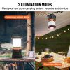 VEVOR 1000-Lumen LED Camping Lantern with 4 Light Modes