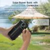 40,000mAh Solar Hand-Crank Emergency Power Bank with Flashlight