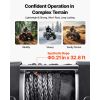 3500 lbs Electric Winch, 12V DC ATV/UTV Winch with Φ0.21 in x 32.8 ft Synthetic Rope & Wired Remote Control, IP55 Waterproof