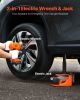 Electric Car Jack, 5 Tons /11000 lbs, Electric Scissor Jack with Electric Impact Wrench, Tire Change Replacement with LED Light & Remote Control