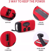Hand-Crank & Solar Emergency Weather Radio with Flashlight & Power Bank