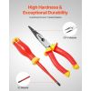 Insulated Screwdriver Set, 50-Piece Professional Electrical Screwdriver Set, 1000V Insulated Electrician Tool, with Magnetic Tips, T-Handle Hex Wrench
