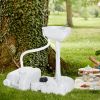 Portable Camping Sink with Foot Pump, 4.5-Gal Water & 6.3-Gal Waste Tanks