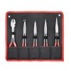 VEVOR 5-Piece Long Needle Nose Pliers Set with Storage Bag