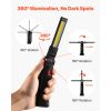 VEVOR Rechargeable Magnetic LED Work Lights, 360° Rotation (2-Pack)