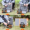 FlashFish 166Wh Portable Power Station with 60W Solar Panel – 200W Peak