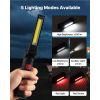 VEVOR Rechargeable Magnetic LED Work Lights, 360° Rotation (2-Pack)
