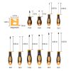 Screwdriver Set, 12-Piece Hand Tools Set with Magnetic Tips, Includes 5 Phillips and 5 Flat Head Bits, Z-Type Bit