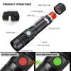 High-Power Rechargeable LED Tactical Flashlight