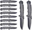 Tactical Folding Pocket Knives 10-Pack with 3.4-Inch Blades & Pocket Clips