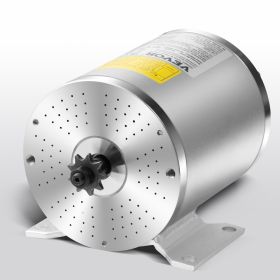 1800W Electric Brushless DC Motor Kit 48V 4500rpm With Upgraded Speed Controller (Option: Silvery white)