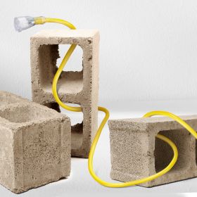 One Hundred FT Heavy Duty Extension Cord 12AWG 15Amps 1875W 3 Prongs With Lighted End (Option: Multicolor)