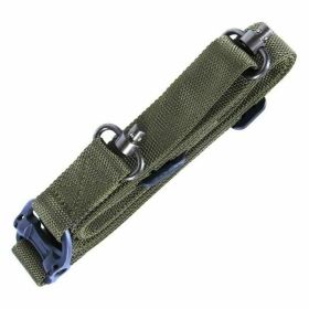Adjustable 1-Point & 2-Point Tactical Rifle Sling with Quick-Detach QD (Color: Army Green)