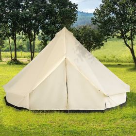 Outsunny 16.5-Ft 10-Person Waterproof Bell Tent with UV Protection (Color: General)