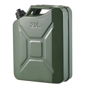 VEVOR 5.3-Gallon Metal Fuel Jerry Can with Pour Spout (Number of Sets: 1 Pack, Color: Green)