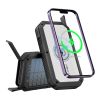 10,000mAh Solar Power Bank with Built-In USB-C Cable
