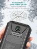 10,000mAh Solar Power Bank with LED Flashlight – Black