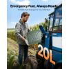 VEVOR 5.3-Gallon Metal Fuel Jerry Can with Pour Spout