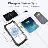 Sun Chaser Mini 10,000mAh Solar Power Bank with Wireless Charging & LED Floodlight